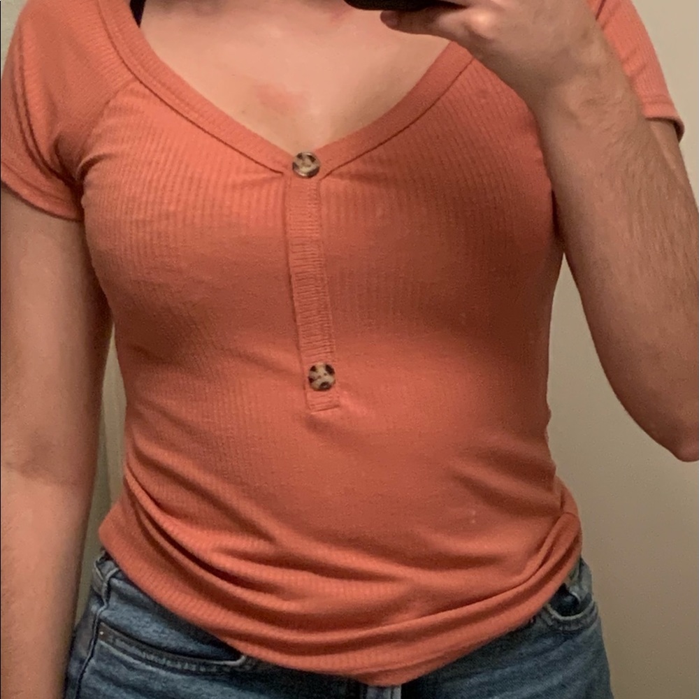 Pink Blouse With Buttons